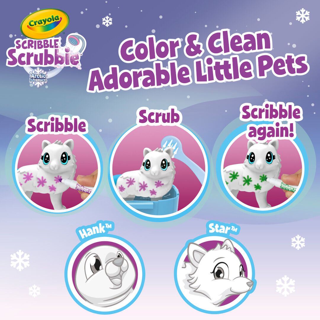 Scribble Scrubbie Arctic Igloo Playset | Crayola.com | Crayola